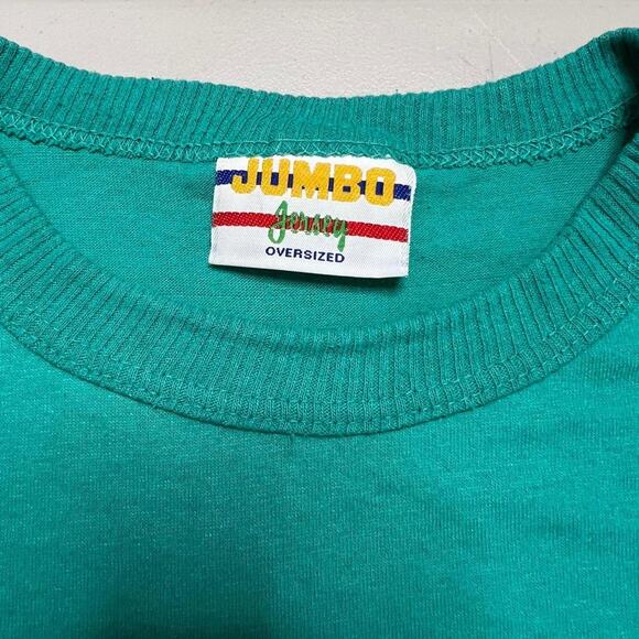 Vtg 90’s Surf Man International tee, blue with multi-coloured T-shirt -Large - Picture 3 of 8